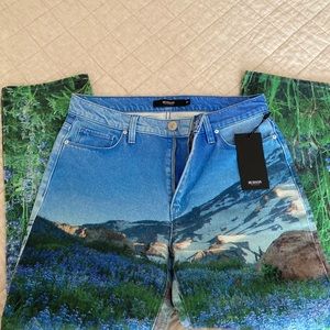 HUDSON Barbara Mountain print jeans ‼️
